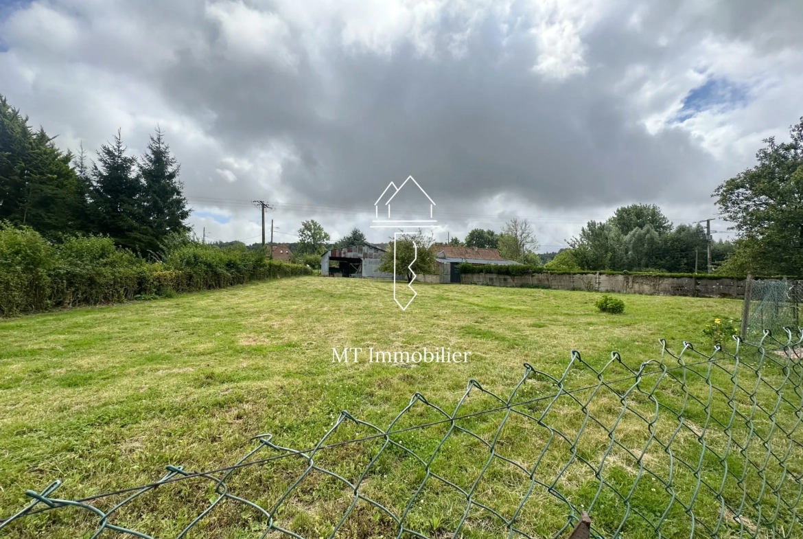 Maison à rénover de 110 m² avec grand terrain à Radinghem, secteur calme 