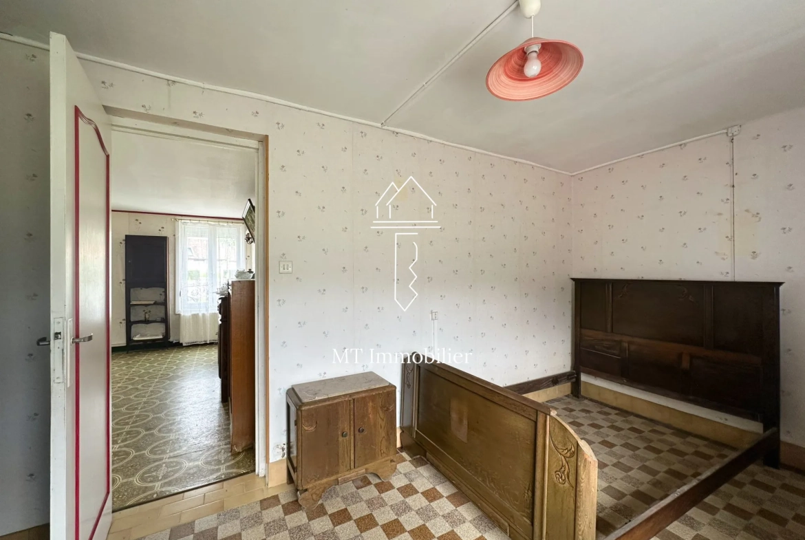 Maison à rénover de 110 m² avec grand terrain à Radinghem, secteur calme 