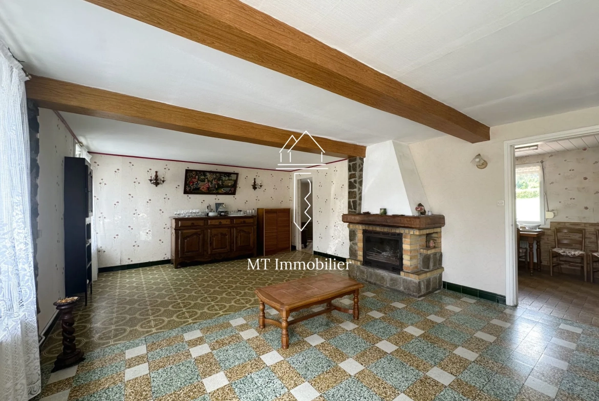 Maison à rénover de 110 m² avec grand terrain à Radinghem, secteur calme 