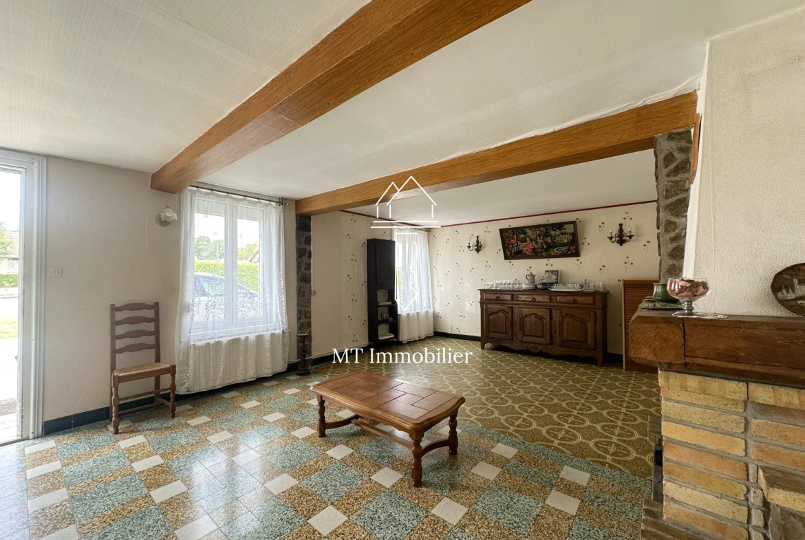 Maison à rénover de 110 m² avec grand terrain à Radinghem, secteur calme 