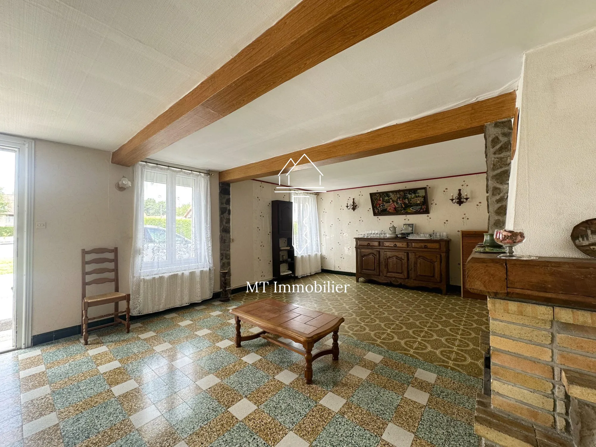 Maison à rénover de 110 m² avec grand terrain à Radinghem, secteur calme 