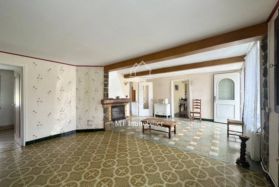 Maison à rénover de 110 m² avec grand terrain à Radinghem, secteur calme 