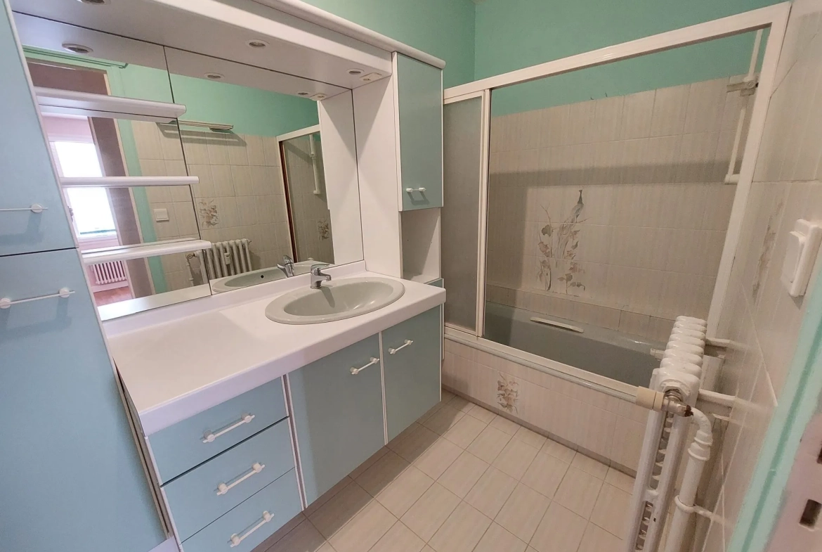 Bel appartement lumineux avec vue lac à Vichy - 2 chambres, garage, sans travaux 