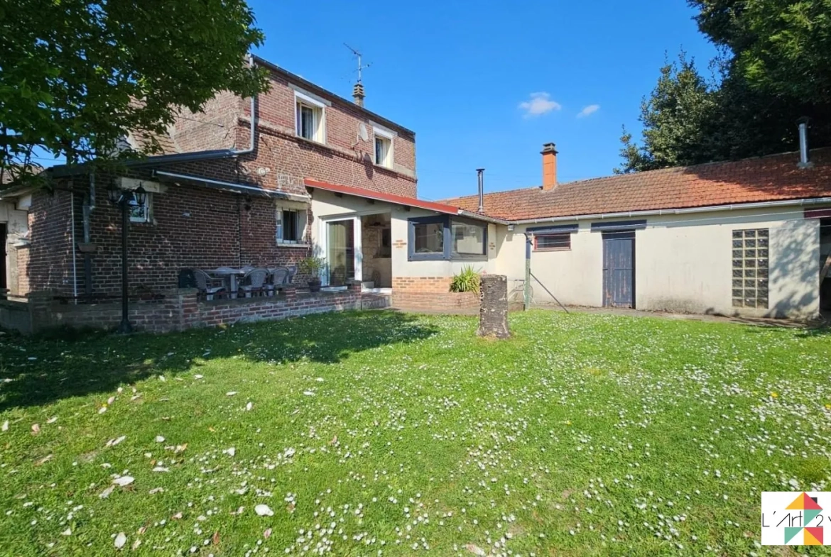 Charmante maison avec jardin, garage et 3 chambres à Baboeuf 