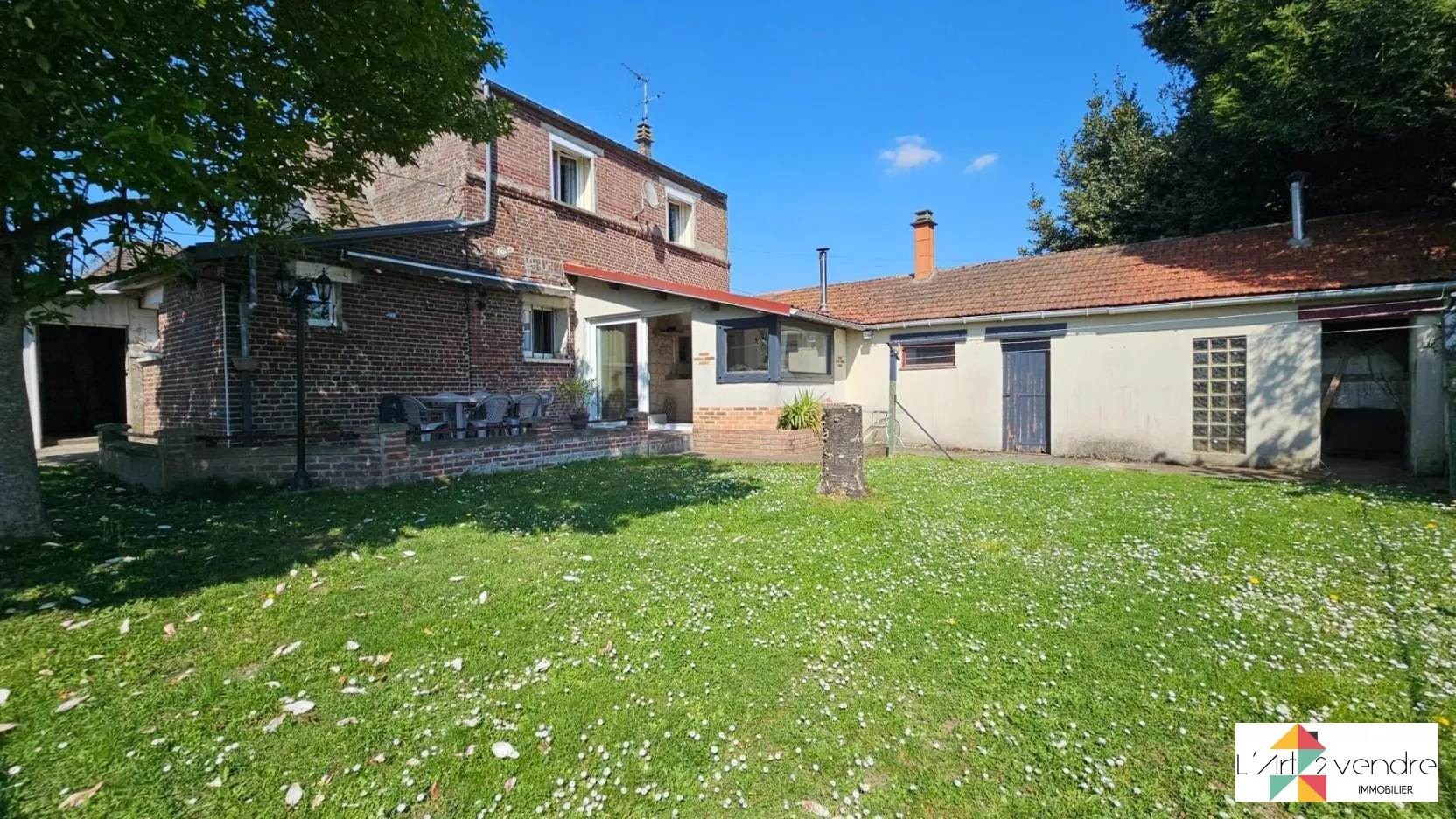 Charmante maison avec jardin, garage et 3 chambres à Baboeuf 