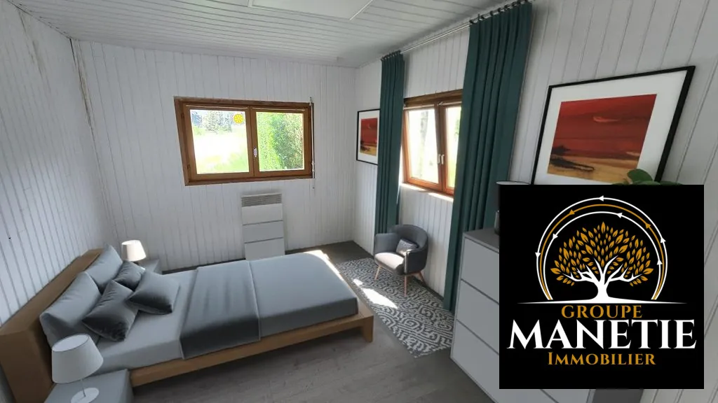 Chalet de loisir à vendre à Oisy-le-Verger avec terrasse et jardin clôturé 