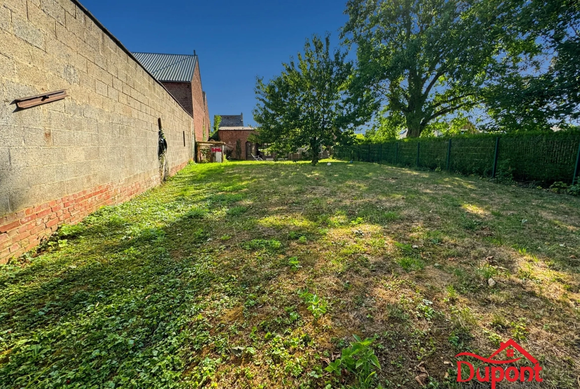 Lot de deux maisons à vendre avec jardins et grange à Ligny-en-Cambrésis 
