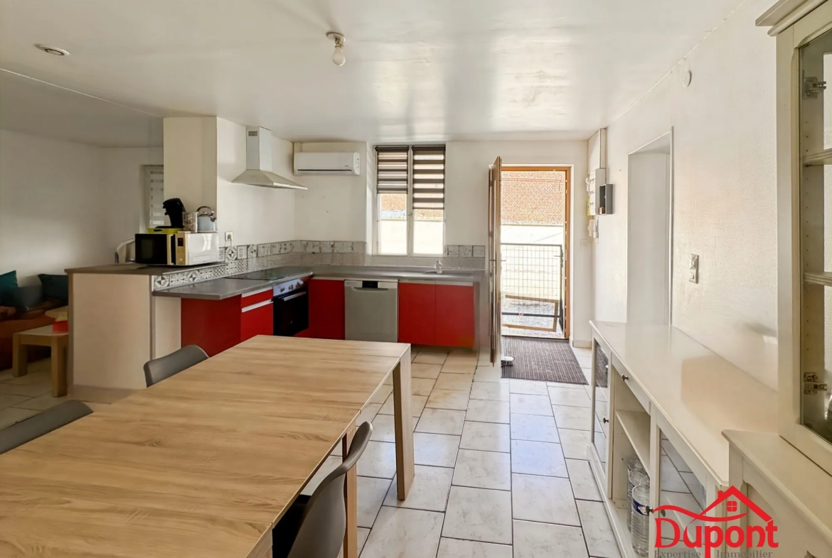 Lot de deux maisons à vendre avec jardins et grange à Ligny-en-Cambrésis 