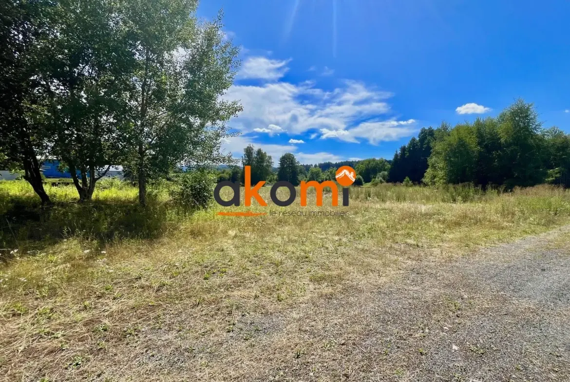Terrain constructible de 4800 m² à La Voivre près de Saint-Dié 
