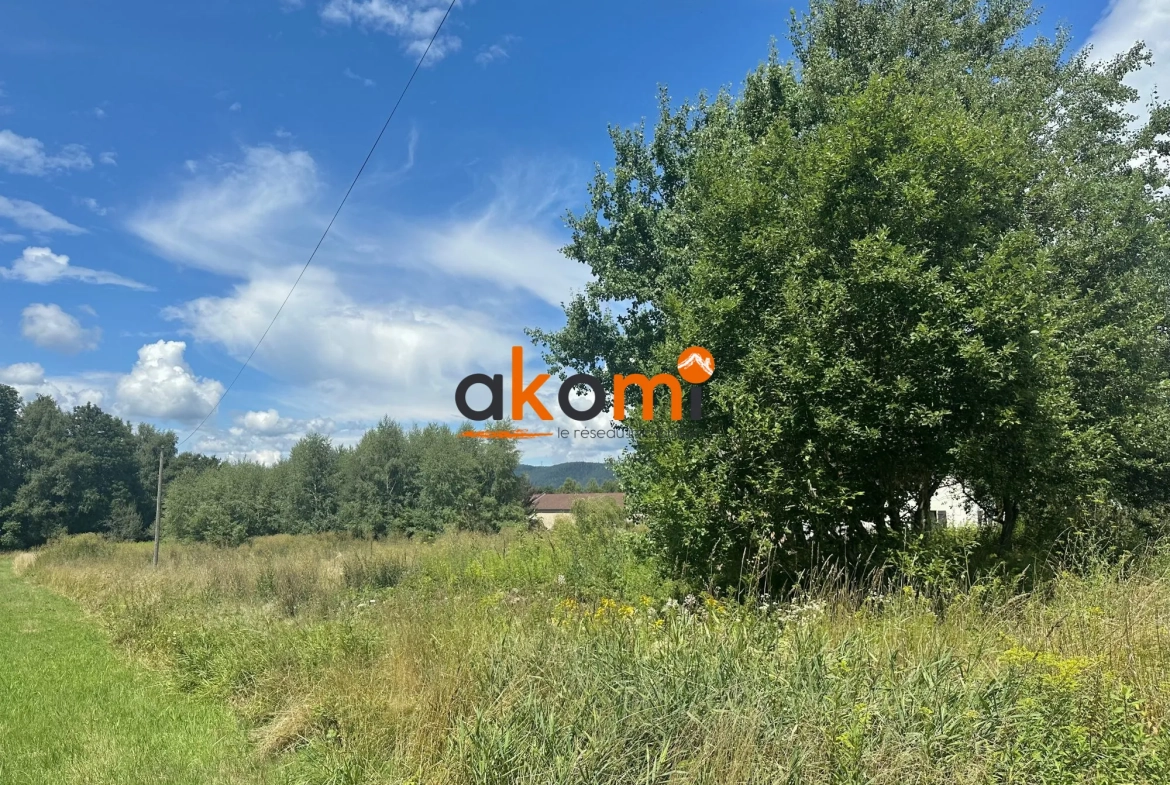 Terrain constructible de 4800 m² à La Voivre près de Saint-Dié 