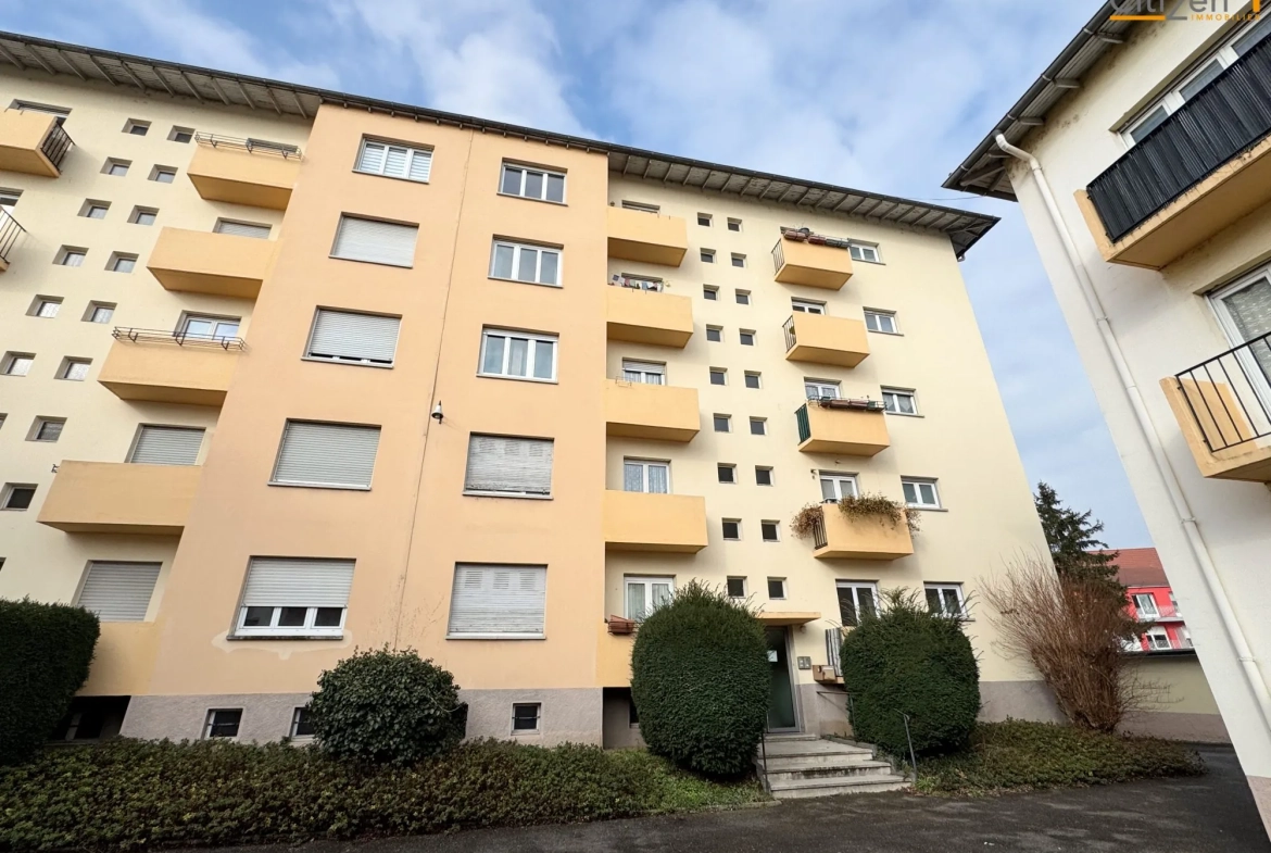Appartement 3 pièces de 66 m2 avec garage à la Robertsau Strasbourg 