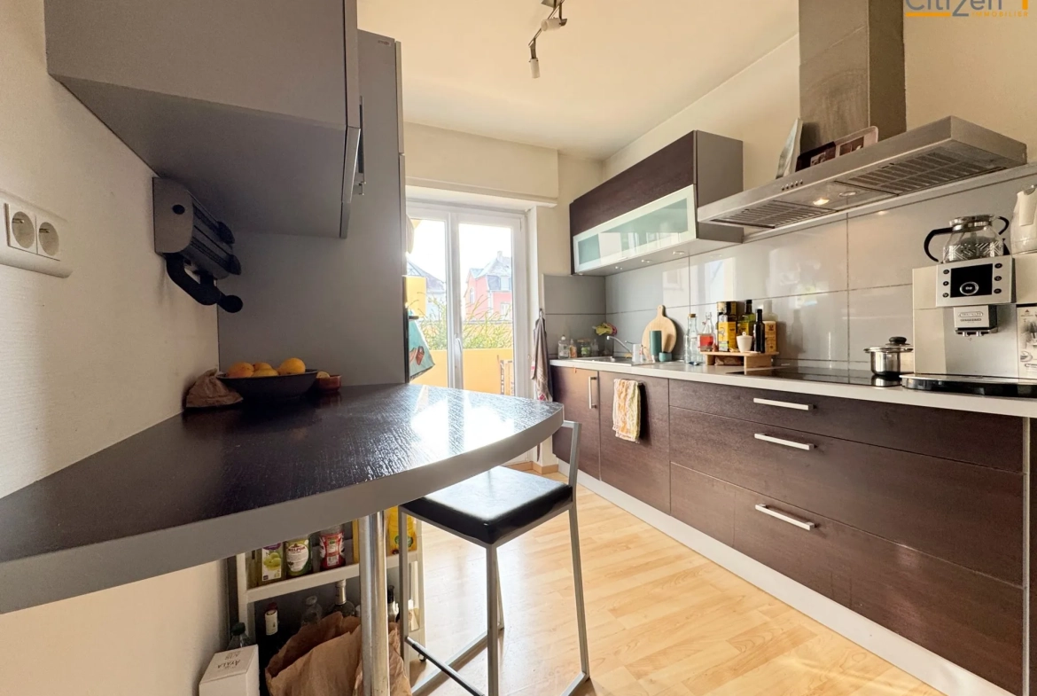 Appartement 3 pièces de 66 m2 avec garage à la Robertsau Strasbourg 