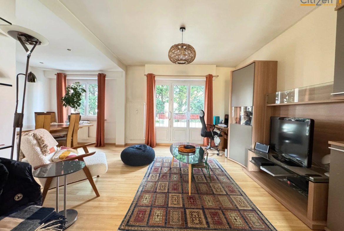 Appartement 3 pièces de 66 m2 avec garage à la Robertsau Strasbourg 