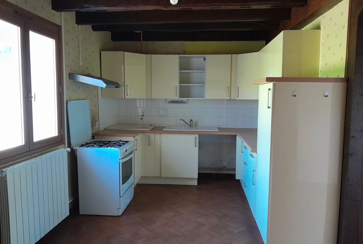 Maison de campagne de plain-pied avec garage et grand jardin à Lauzerte 