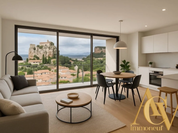 Magnifique appartement 2 pièces avec terrasse à Vitrolles, secteur paisible et sécurisé