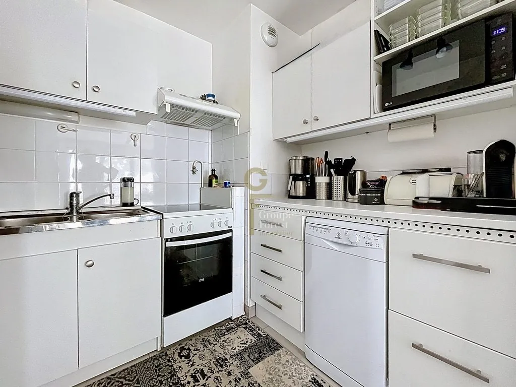 Appartement 2 pièces de 46 m² en vente à Linselles, loué, avec grand balcon 