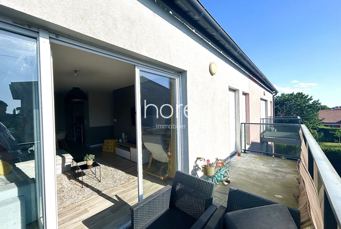 Appartement T3 lumineux de 71 m² avec balcon à Colombelles, proximité commodités 