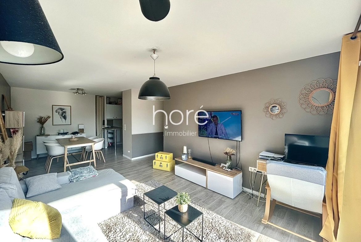 Appartement T3 lumineux de 71 m² avec balcon à Colombelles, proximité commodités 
