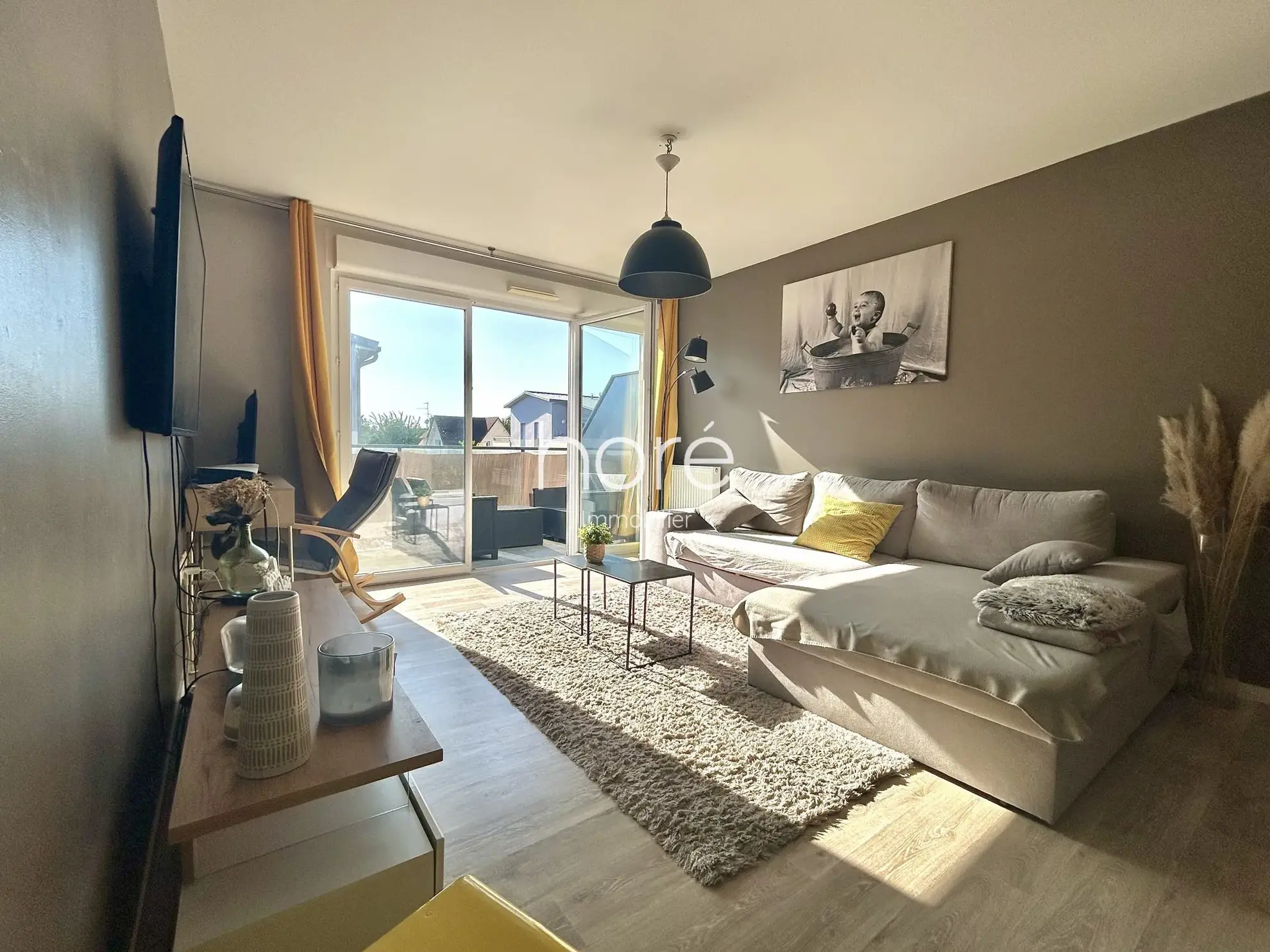 Appartement T3 lumineux de 71 m² avec balcon à Colombelles, proximité commodités 