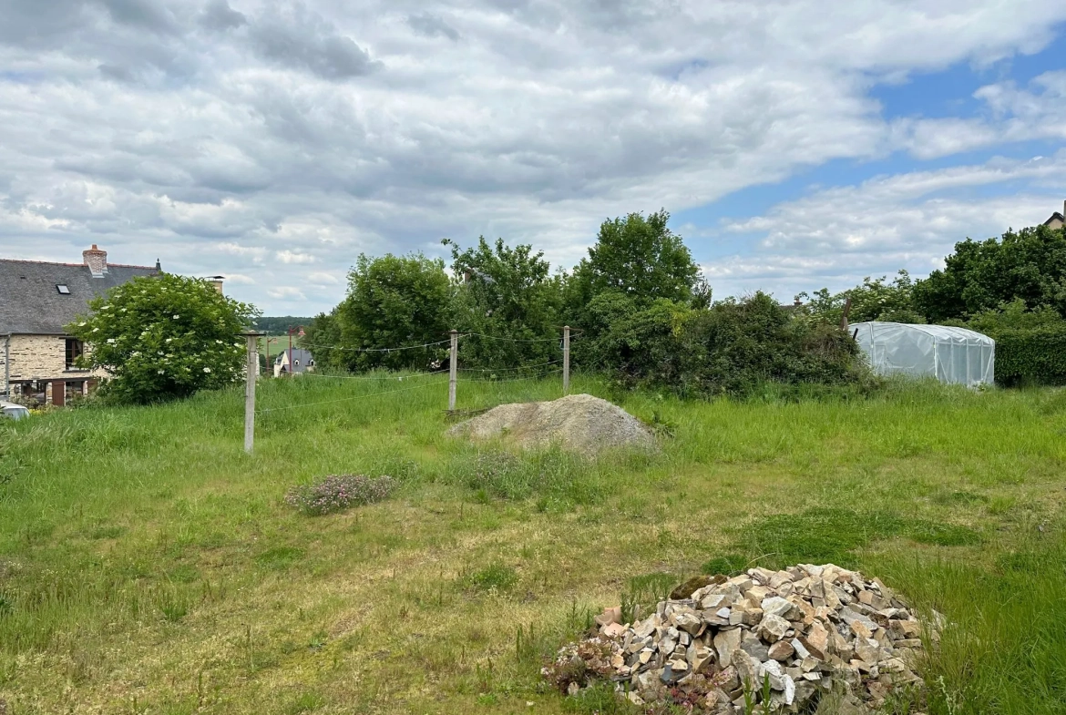Terrain constructible à Poligné de 515 m² proche Bain-de-Bretagne 