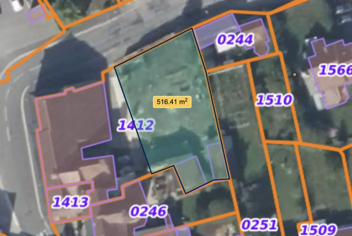 Terrain constructible à Poligné de 515 m² proche Bain-de-Bretagne 