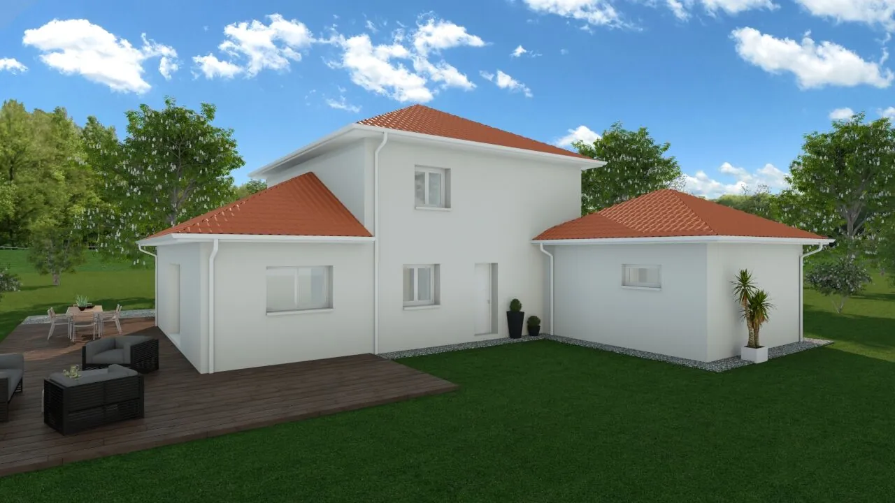 Maison neuve écologique de 85 m² avec 3 chambres à Charnècles 