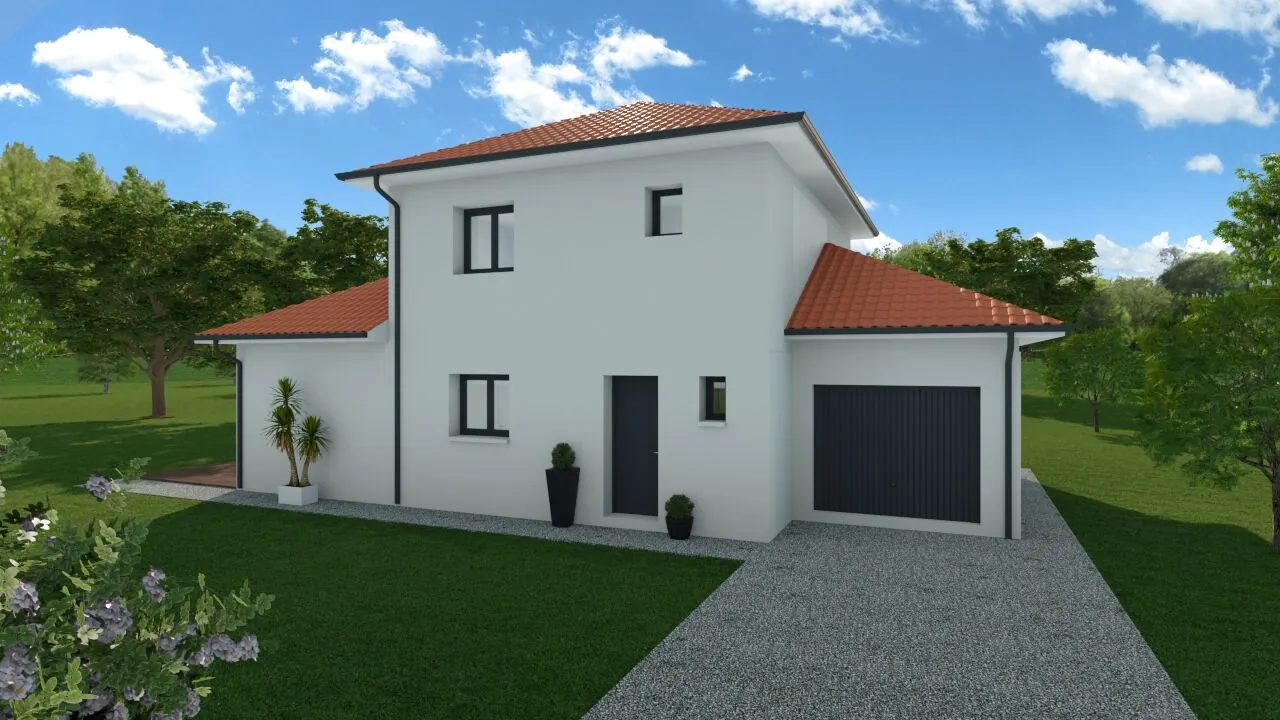Maison neuve écologique de 85 m² avec 3 chambres à Charnècles 