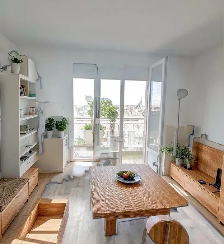 Appartement T4 lumineux de 65 m² à Rennes proche métro et centre-ville 