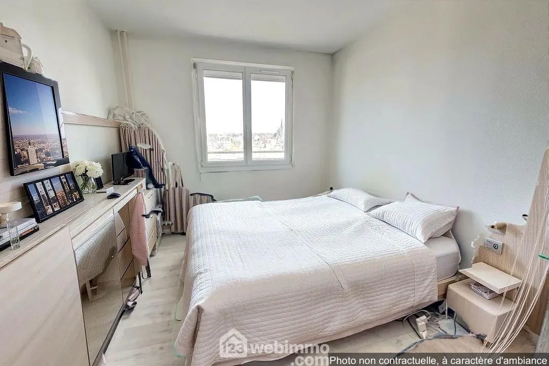 Appartement T4 lumineux de 65 m² à Rennes proche métro et centre-ville 