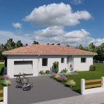 Maison neuve 95 m² avec garage et 3 chambres à Vielle-Saint-Girons