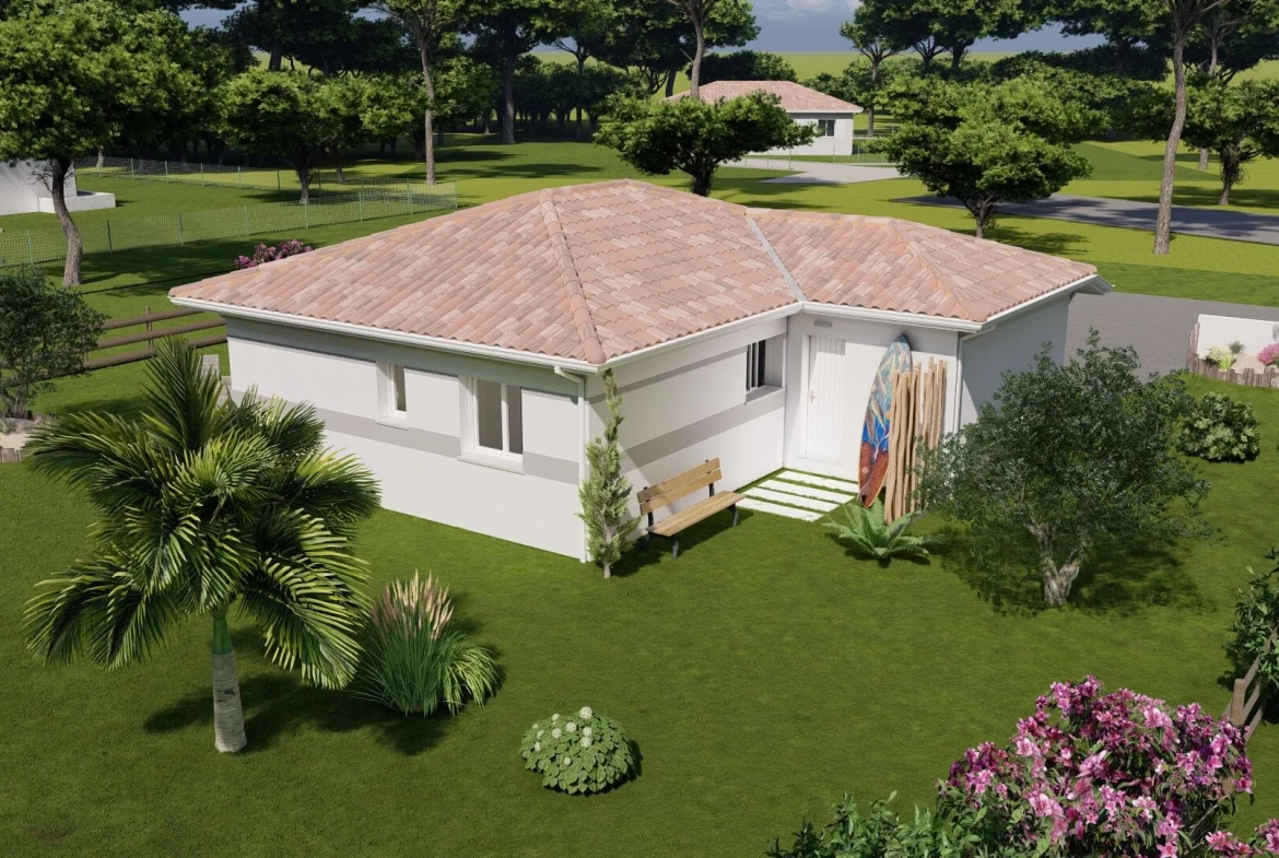 Maison 2 chambres avec garage à Bas Mauco proche Mont de Marsan 