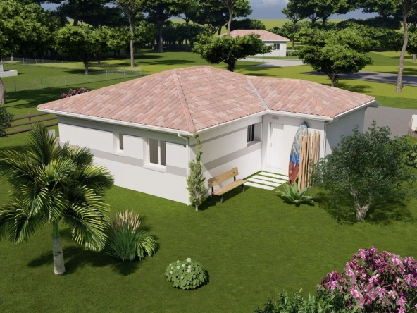 Maison 2 chambres avec garage à Bas Mauco proche Mont de Marsan