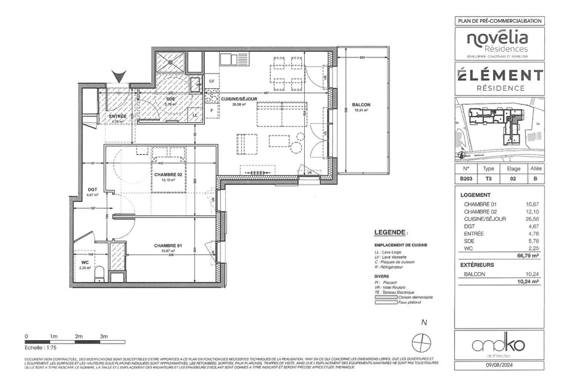Appartement neuf de standing à Embrun, livraison 2026, avec jardin, terrasse ou balcon 