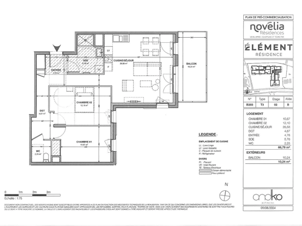 Appartement neuf de standing à Embrun, livraison 2026, avec jardin, terrasse ou balcon