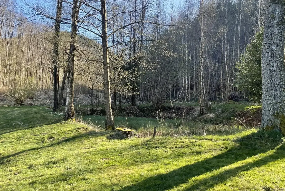 Ensemble de trois étangs avec chalet à Bruyères – Opportunité rare à 88 000 euros 