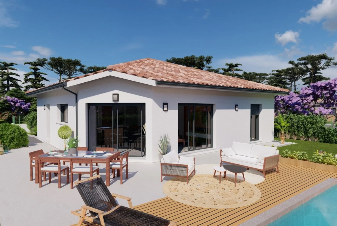 Maison neuve 3 chambres à Cauneille entièrement personnalisable 