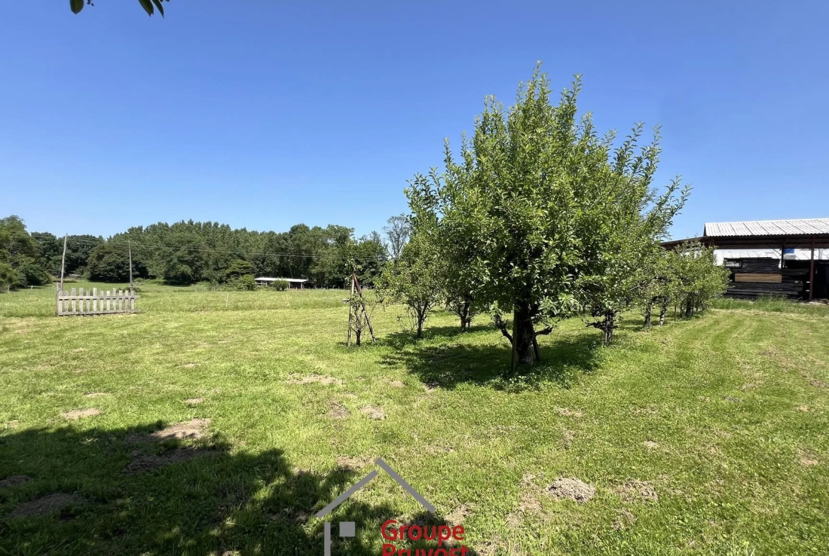 Maison de 140 m² avec grand terrain à Saint Etienne sur Reyssouze 