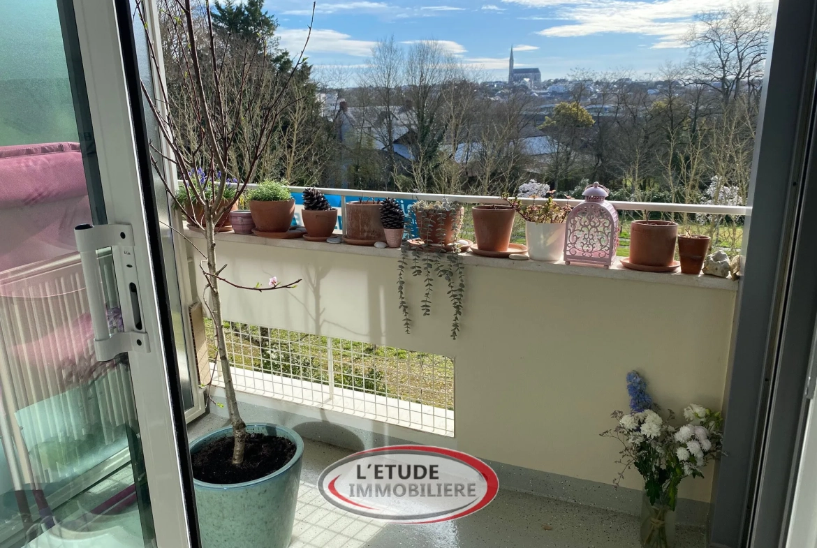 À vendre appartement 3 pièces à Carquefou La Fleuriaye avec loggia et cave 