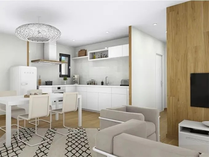 Maison neuve de 61 m² avec garage à Clermont, proche Dax et océan 