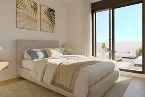 Appartement neuf avec vue mer et golf à San Juan de los Terreros 