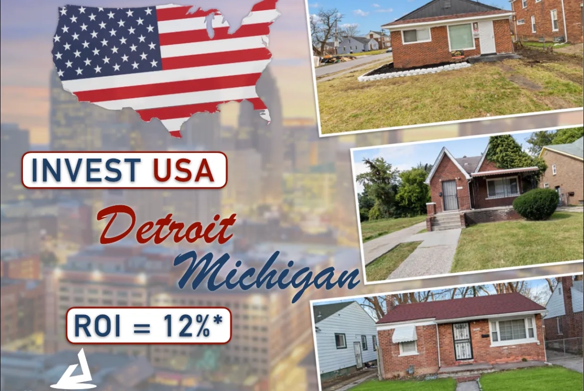 Maison à vendre à East English Village, Detroit - Forte rentabilité locative 
