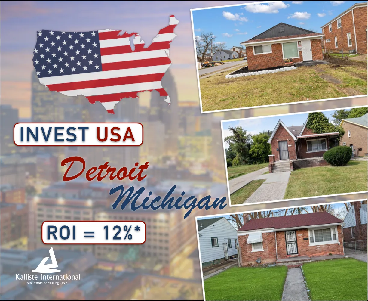 Maison à vendre à East English Village, Detroit - Forte rentabilité locative 