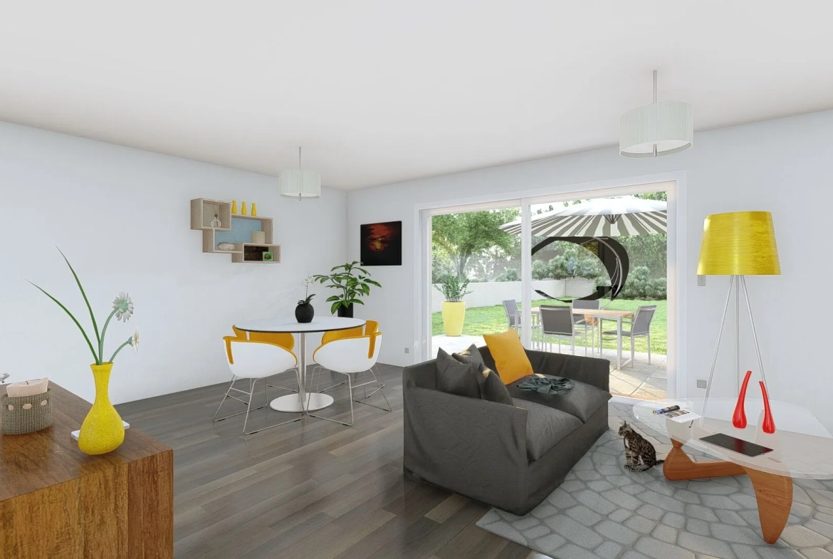 Maison neuve T3 à construire à Gardouch - 70 m² avec garage et terrasse 