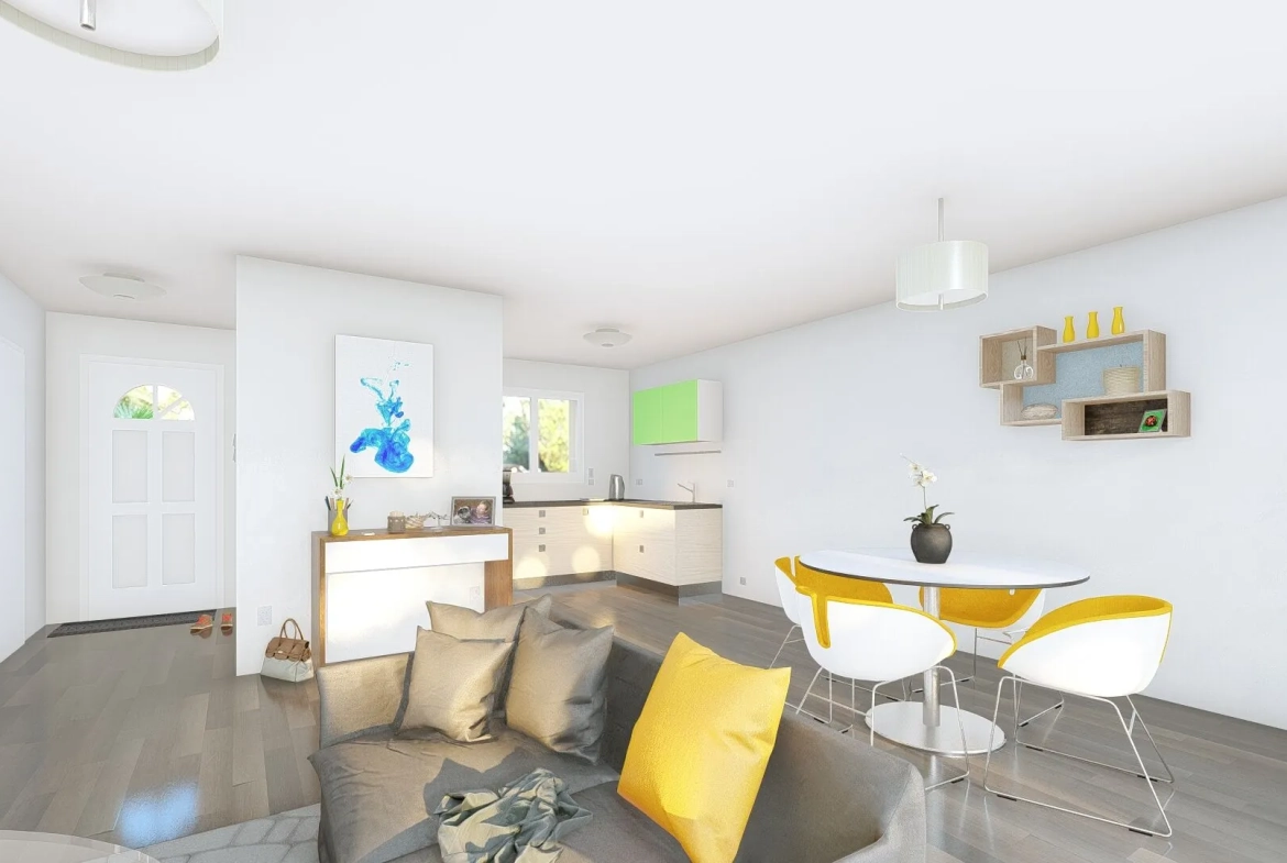 Maison neuve T3 à construire à Gardouch - 70 m² avec garage et terrasse 
