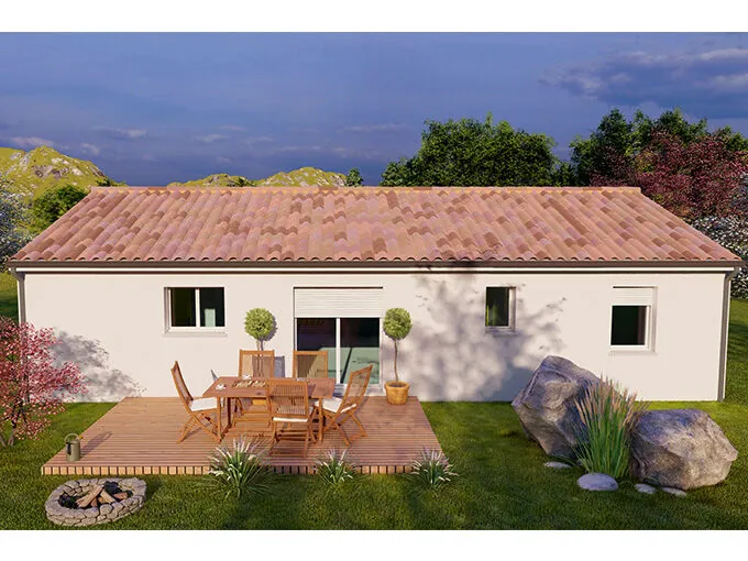 Maison neuve 3 chambres avec garage à Saint Gence 