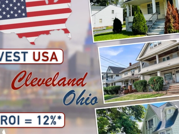 Investissement immobilier - Duplex à Cleveland, Ohio, forte rentabilité