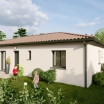 Maison neuve à Muret sur terrain de 729 m² avec garage et séjour lumineux