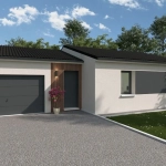 Maison individuelle neuve de 87 m² à Thuré avec 3 chambres et garage