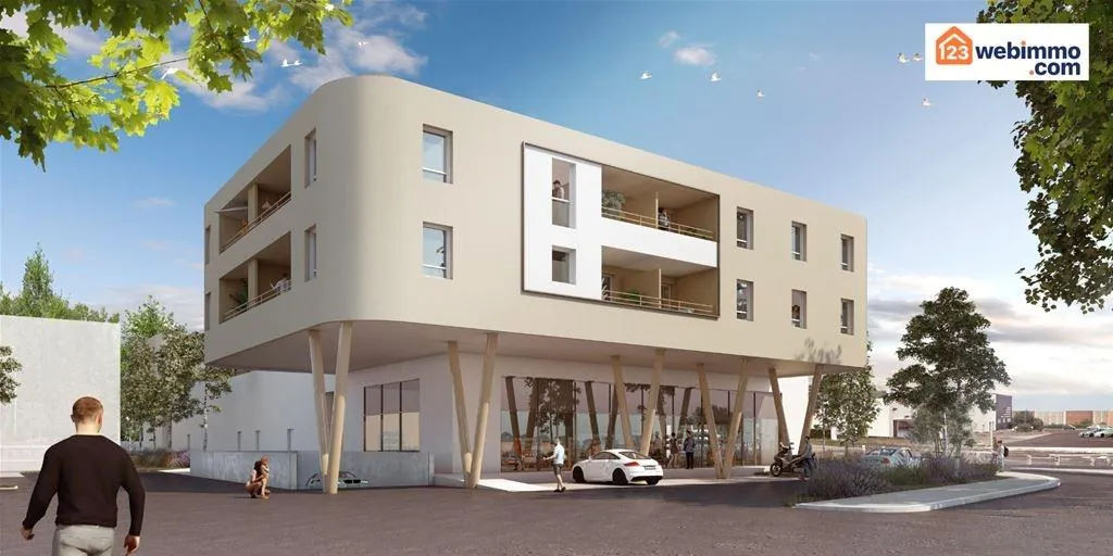 Appartement T2 à Lattes de 38 m² avec terrasse et parking 