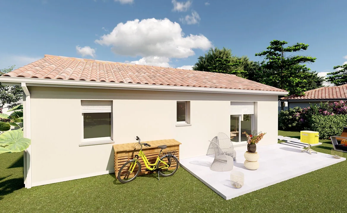 Maison neuve 2 chambres à Saint Cyr avec terrain de 850 m² 